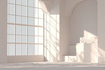 Light-filled, minimalist interior