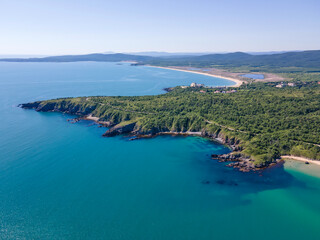 Fototapeta premium Black Sea coast near Smokinya Beach, Bulgaria