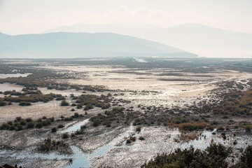 Drought at Lake Bafa, Turkey