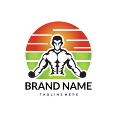 fitness  gym club logo template