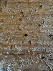 Rough rustic wooden dusty and dirty floor planks