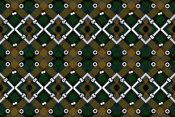 Ethnic seamless patterns with simple shapes. Tribal and ethnic fabrics. African, American, Mexican, Indian styles. Simple geometric pattern elements are best used in design, textile printing.