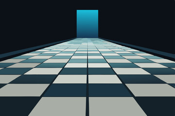 3d render of a modern building