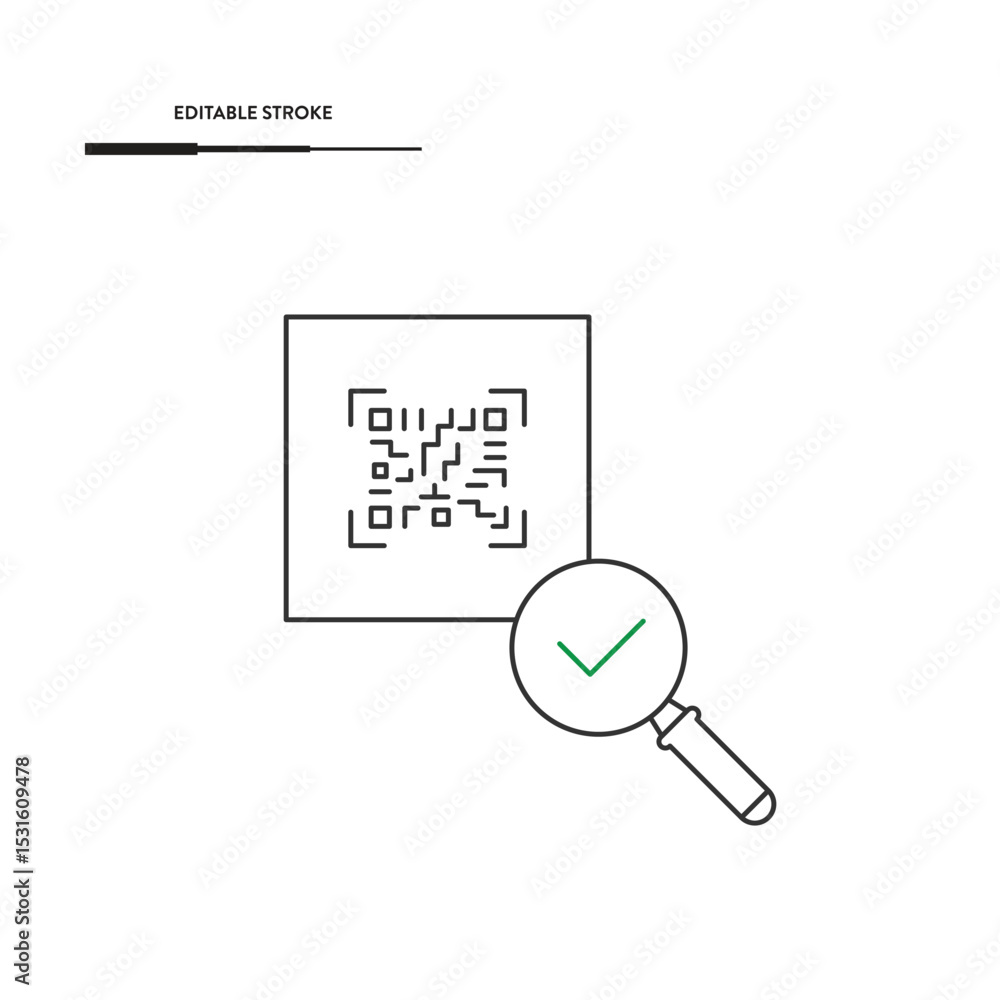 Poster qr code icon vector design.