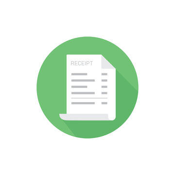 recommend clip art: Receipt Icon Vector Design.