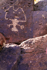 La Cieneguilla Petroglyphs, Hybrid Creature, New Mexico 2015
