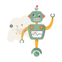 Robot Icon Vector Design.