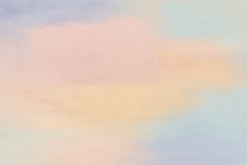 Gentle Pastel Watercolor Sky