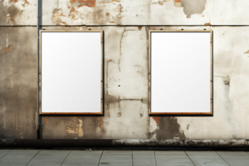 Street advertising sign png transparent mockup