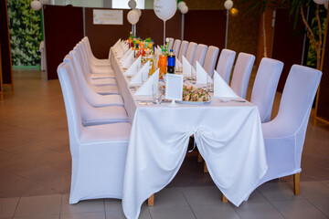 An Elegant Dining Setup Perfect for Special Occasions, Events, and Memorable Celebrations