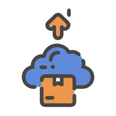 Inventory Upload Cloud Icon