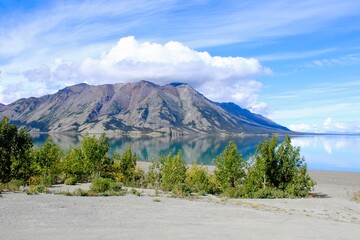 Beautiful view along the Alaska Highway