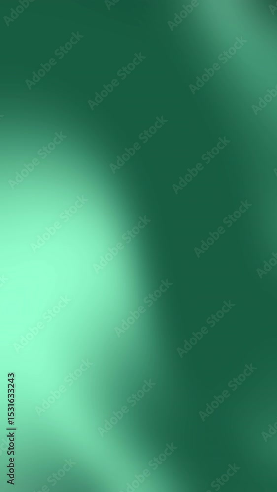 Poster soft gradient green abstract background with a light textured animation design