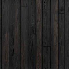 Obraz premium Dark Wood Planks Texture Seamless Background for Design Projects