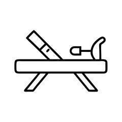 Carpenter's workbench with tools for woodworking and crafting