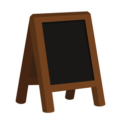 Wooden Chalk Black Board Stand