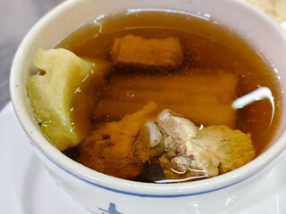 Bitter melon soup with pork ribs