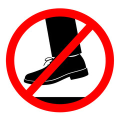 No Stepping on Symbol, means that the product should not be stepped on, which is usually indicated on the top of the packaging box because if the product is stepped on, it may be damaged.