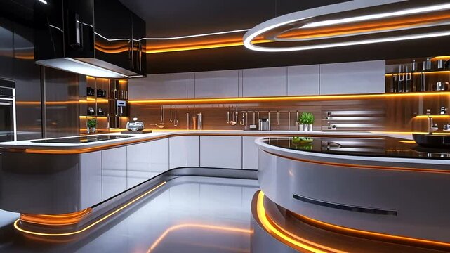 Glowing Kitchen