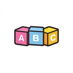 Colorful ABC blocks