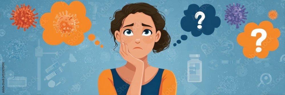 Poster Common Misconceptions About Immunization Explored Through a Visual Breakdown of Concerns and Questions Surrounding Vaccines