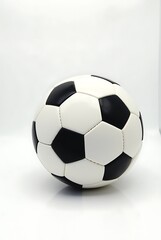 Isolated soccer ball on white background perfect for sports content needs