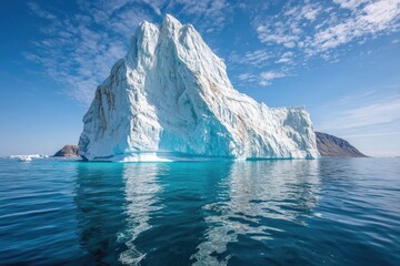 Majestic iceberg in pristine arctic waters
