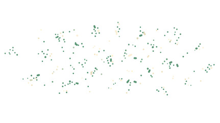 Obraz premium Abstract Green and Beige Speckles Scattered Background