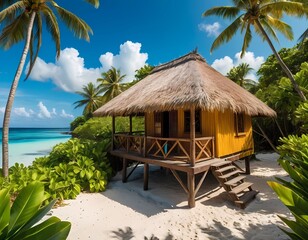 Charming Caribbean Cottage On a Tropical Island