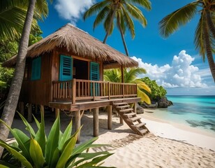 Charming Caribbean Cottage On a Tropical Island