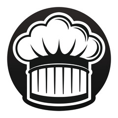 black-and-white-icon-of-chef-hat--white-background.eps