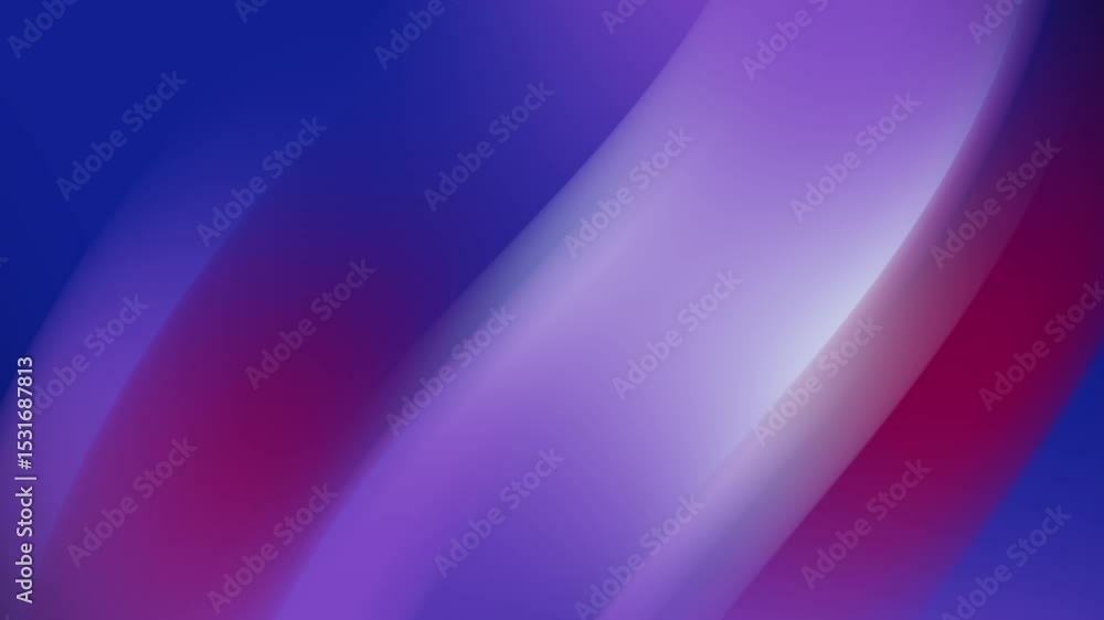 Aufkleber blue and violet gradient animation background is suitable for calm visual themes, dreamy digital int