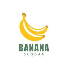 Banana Fruit Logo Design Template