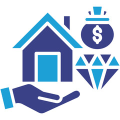 Fototapeta premium Assets Icon