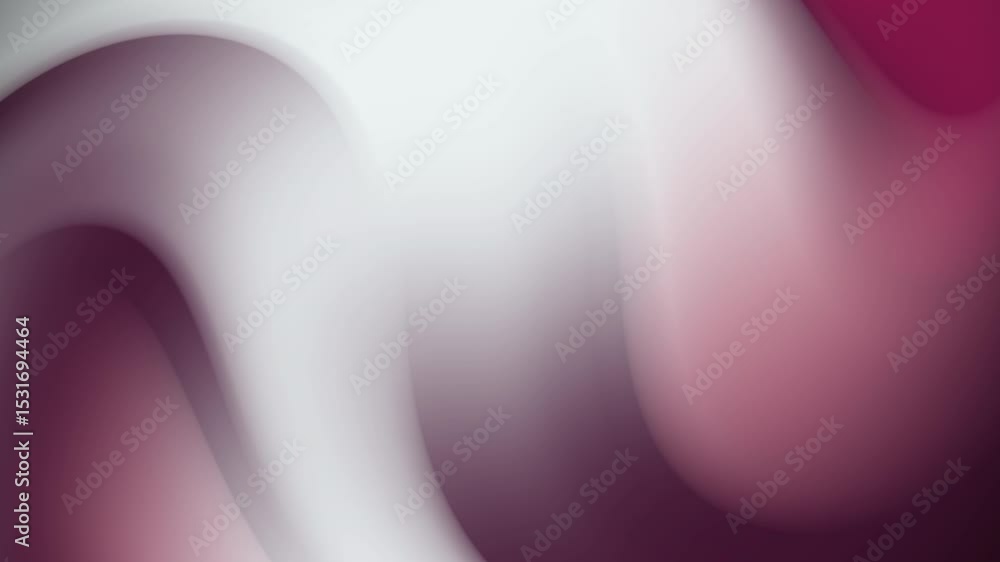 Poster maroon and white smooth gradient waves with a soft blur effect, suitable for minimalist designs, ele