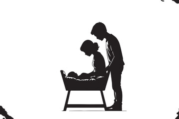 silhouette of a woman sitting on a chair
