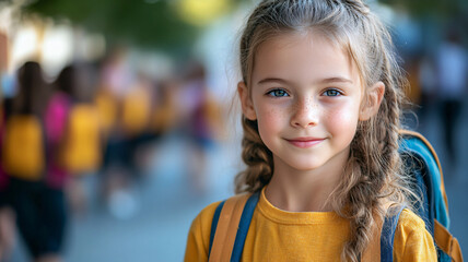 First Bell, Fresh Start, school, education, child, day, student, backpack, pupil, back to school, back, bag, study, elementary.