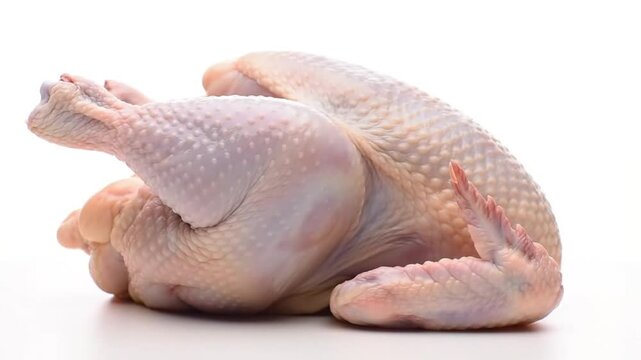 Chicken isolated on white background 