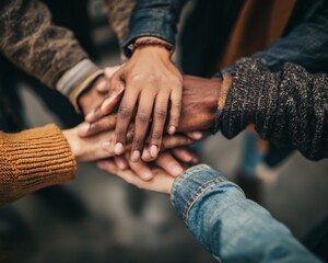 Diverse Hands Layered in Unity