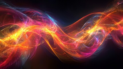 Fototapeta premium Spanish visual artist doing composing dynamic abstract visuals