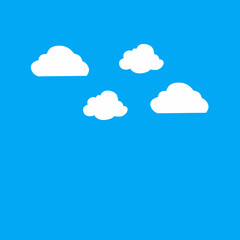 blue cloud background