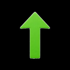 Green arrow pointing up