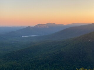 morning fog in the mountains