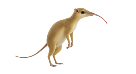 Striking Bandicoot with Elongated Snout and Delicate Claws Standing Upright