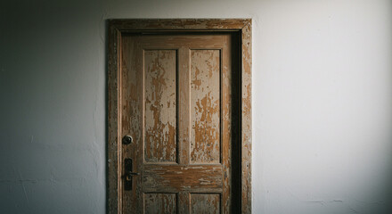 old wooden door