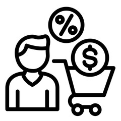 Customer Behavior Icon