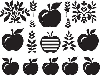 set of apple icons