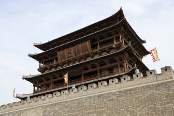 Fototapeta premium Bianjing Tower, Dai County, Xinzhou, Shanxi