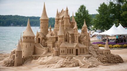 Experience sandcastle competitions where creativity and technique turn sand into breathtaking sculptures.

