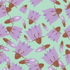 seamless pattern with leaves